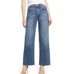 Reformation fawcett high waist crop Jean